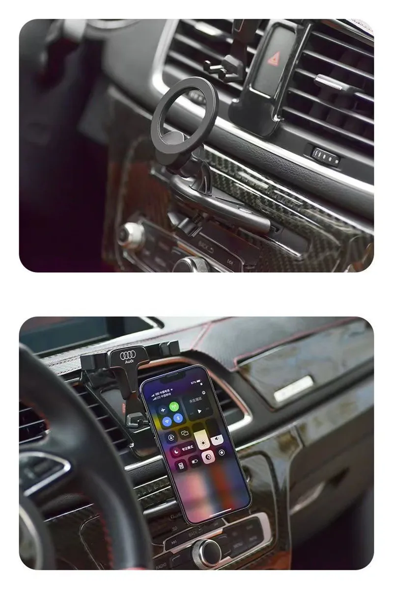 المغناطيسي سيارة Cd فتحة Carplayer حامل هاتف Cd حامل الهاتف المحمول Cd Rom مهد ل Magsafe آيفون 17 16 15 14 13 12 سامسونج قوس