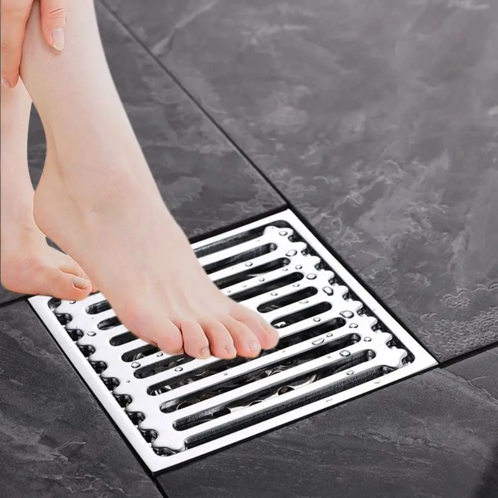 Stainless Steel Floor Drain Core Square Insect-proof Shower Floor Drain Prevention Deodorant Anti-odor Drain Filter Bath