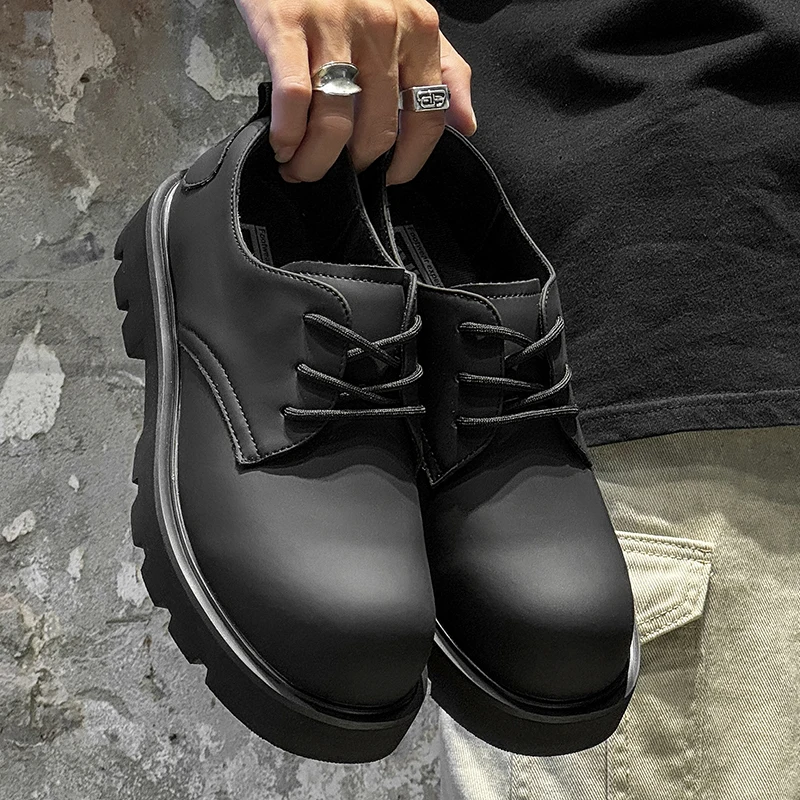 

Men's casual shoes High quality luxury minimalist style Office or Business Outdoor leisure trend thick soled shoes New Hot