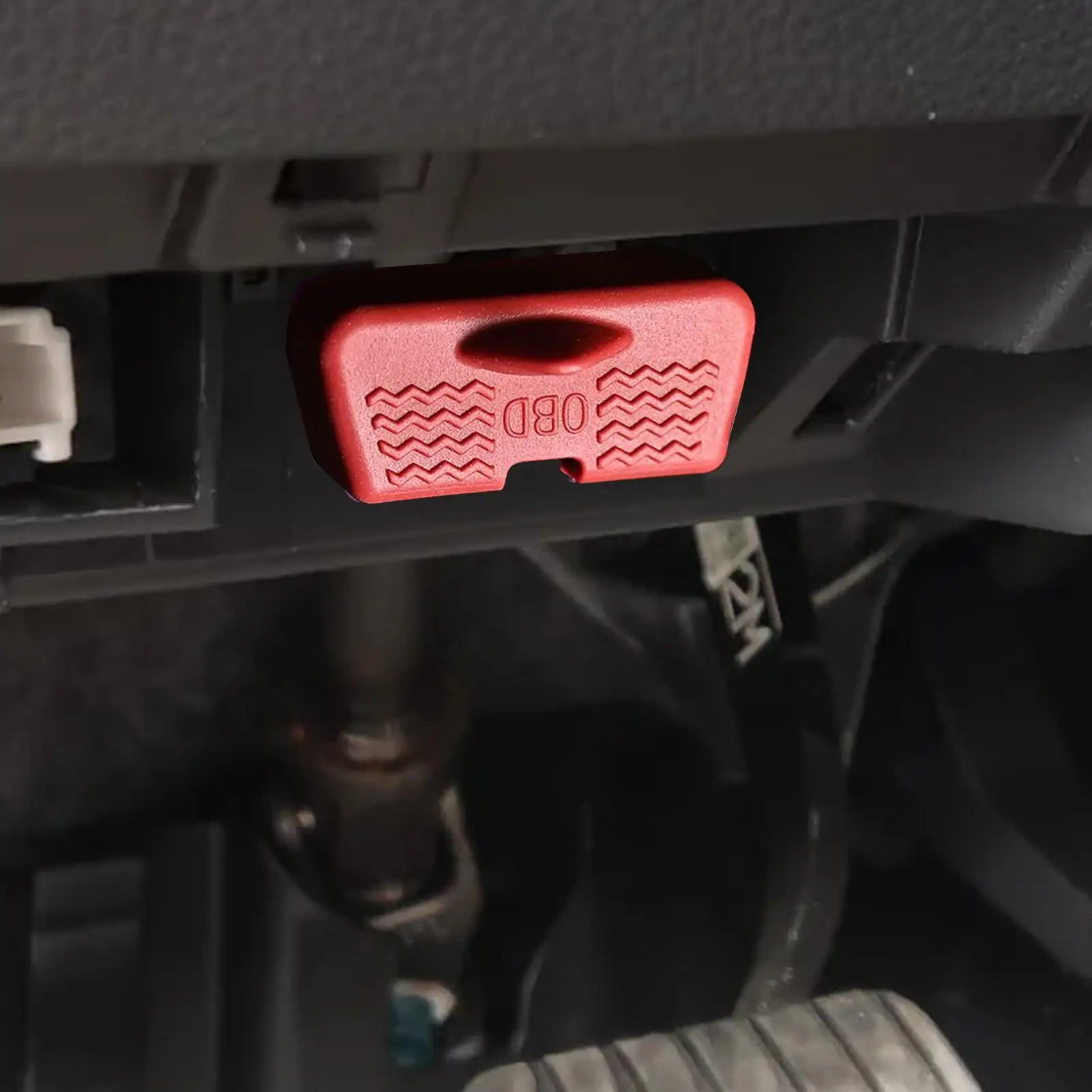 OBD Interface Protective Cover Silicone Dustproof Anti-Theft Auto Supplies Diagnostic Port Lock Sleeve For SUV RV Vehicle Trip