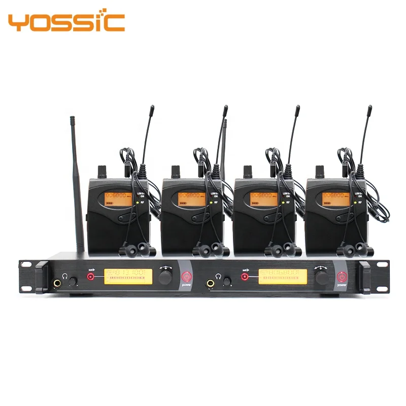 New arrival UHF Wireless Mic In-Ear Monitor System Microphone For Stage and Video Recording System