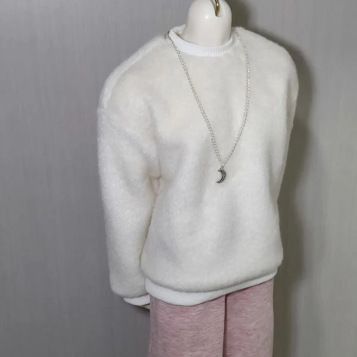 

1/3 Doll's Clothes Round Neck Sweatshirt for 75cm Bjd Doll Sweater Girl Toys Dress Up Toys Play House Doll Accessories, No Doll