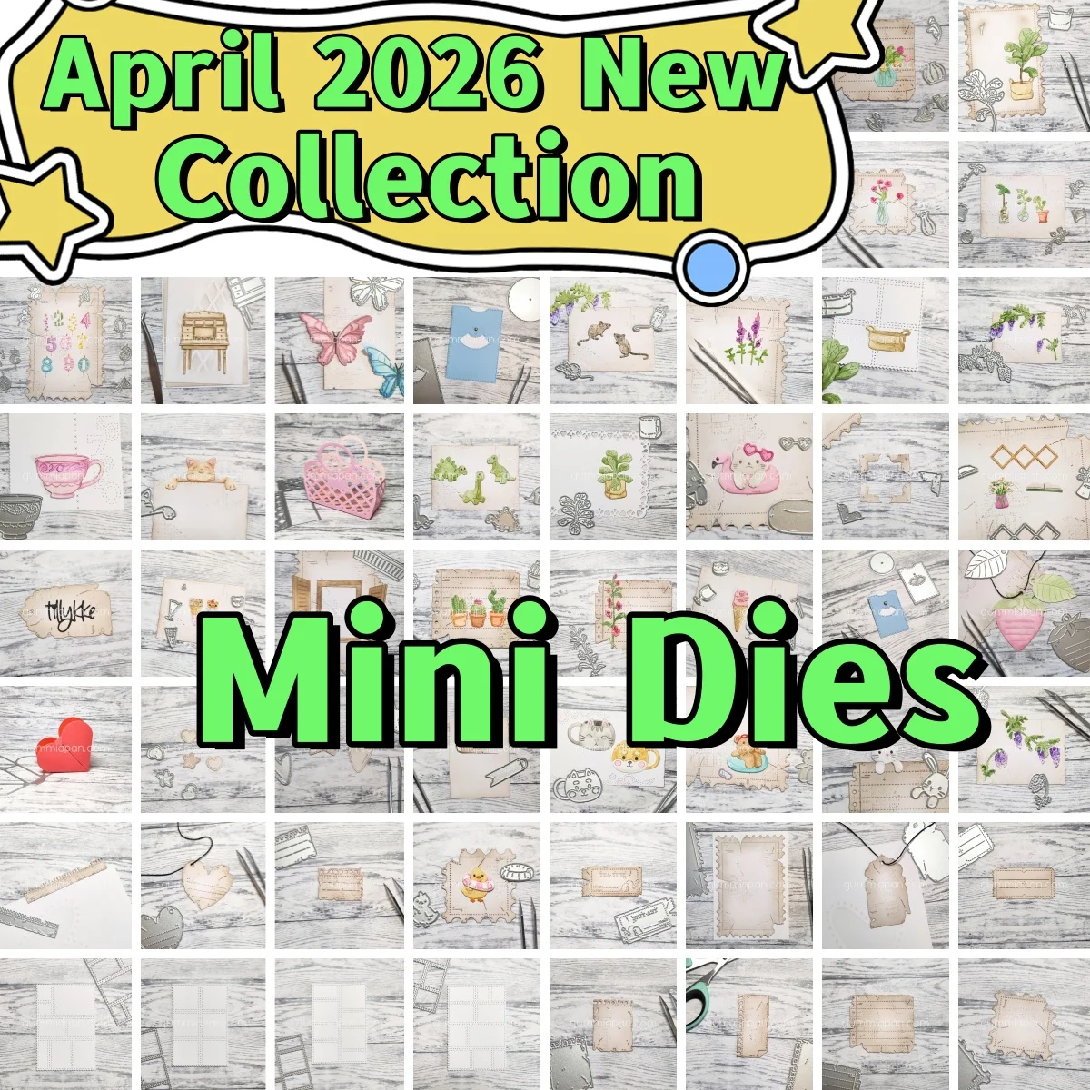 

April 2026 New Glass Rabbit Flower Vase Animal Mini Die Metal Cutting Dies for DIY Making Card Scrapbook Paper Craft Supplies