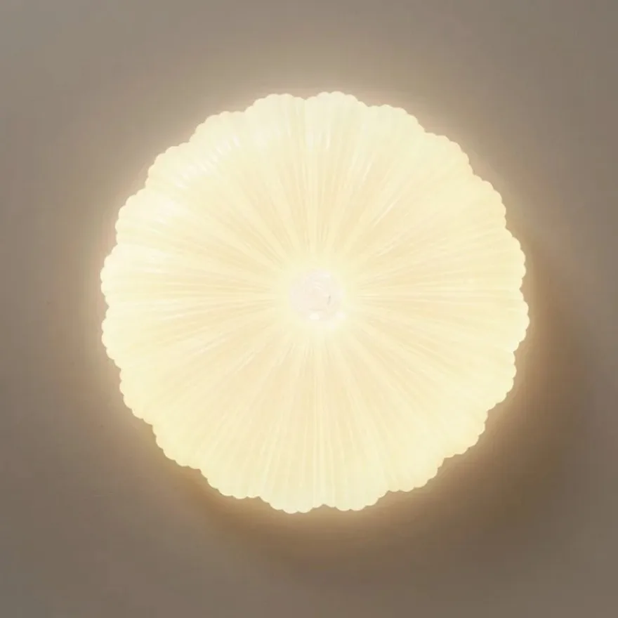 LED Ceiling Light Simple Circular Creative Shell Decoration Light Dining Room Living Room Bedroom Indoor Home Lighting Fixtures