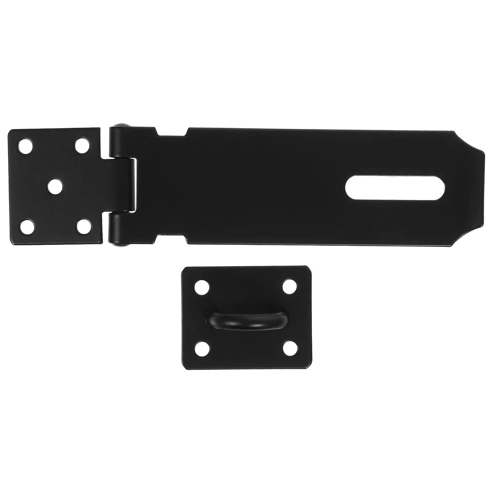 

Black Lock Card Heavy Duty Hasp Anti-theft Stainless Steel Latch Padlock Security Hasps for Cabinet Doors Wardrobes Wooden Doors