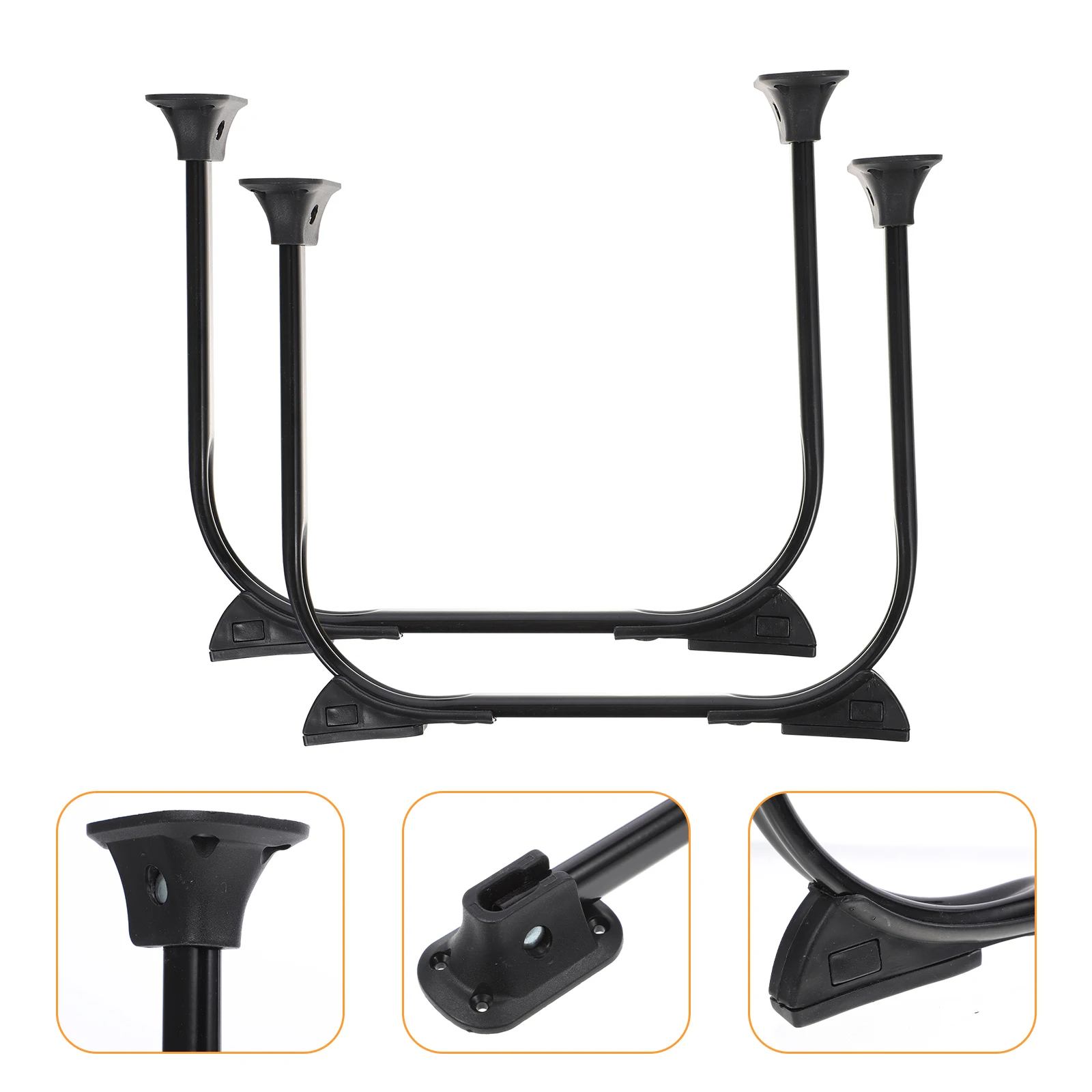 

2Pcs Folding Hairpin Table Legs Metal Foldable Furniture Legs for Bedside Nightstand Coffee Table DIY Projects