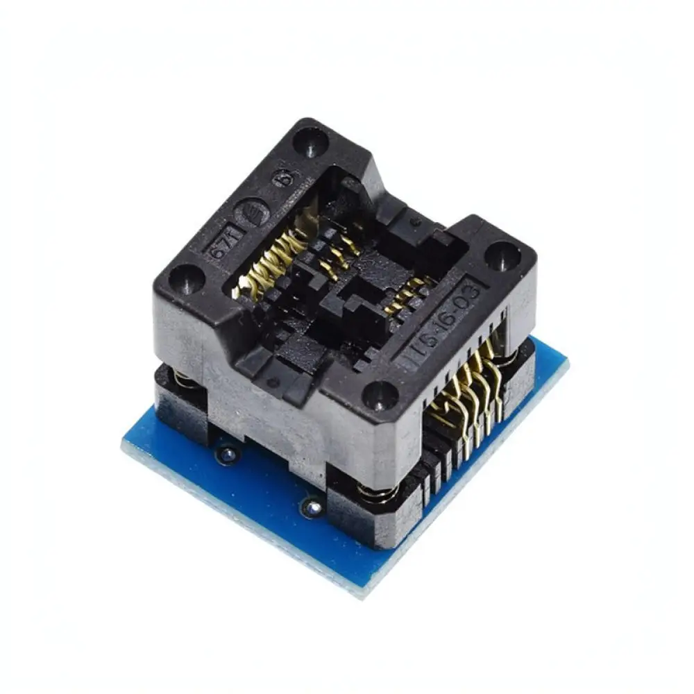 CH341B Programmer BIOS Burner Kit SOP8 SOP16 Clip Adapter For TZT Teng Motherboard Repair Firmware Flashing Tool USB Converter