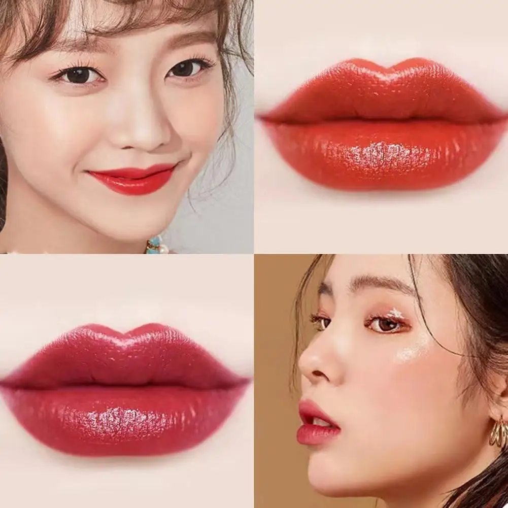 أحمر شفاه مرطب من الألوة فيرا ، يدوم طويلاً ، عناية بالشفاه ، بلسم منعش ومستحضرات التجميل ، شفة غير لاصقة ، E5G9 ، 3 1co
