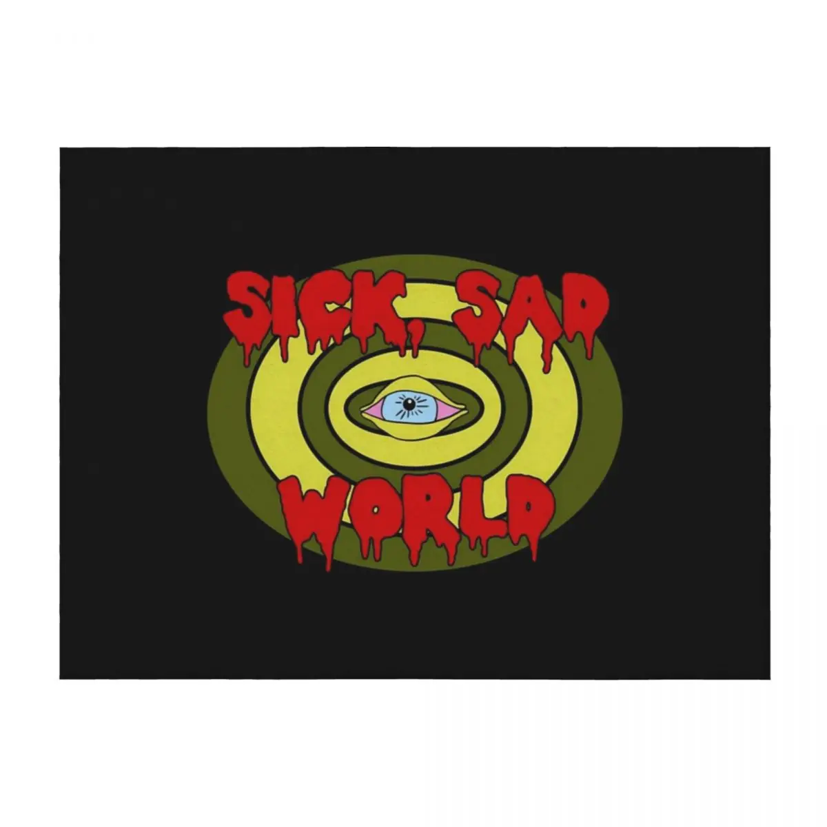 

Sick Sad World Throw Blanket Hair Custom christmas gifts Designers Blankets