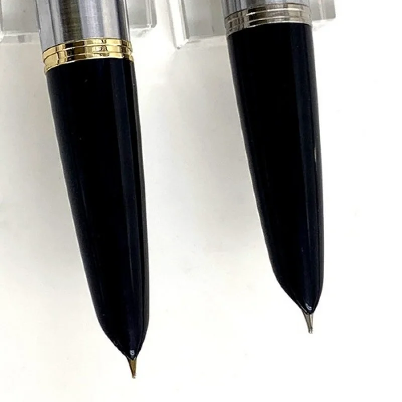 A+ 윙성 601 스틸 만년필 진공식 골든 클립 0.38mm 펜촉 사무실 선물 # B