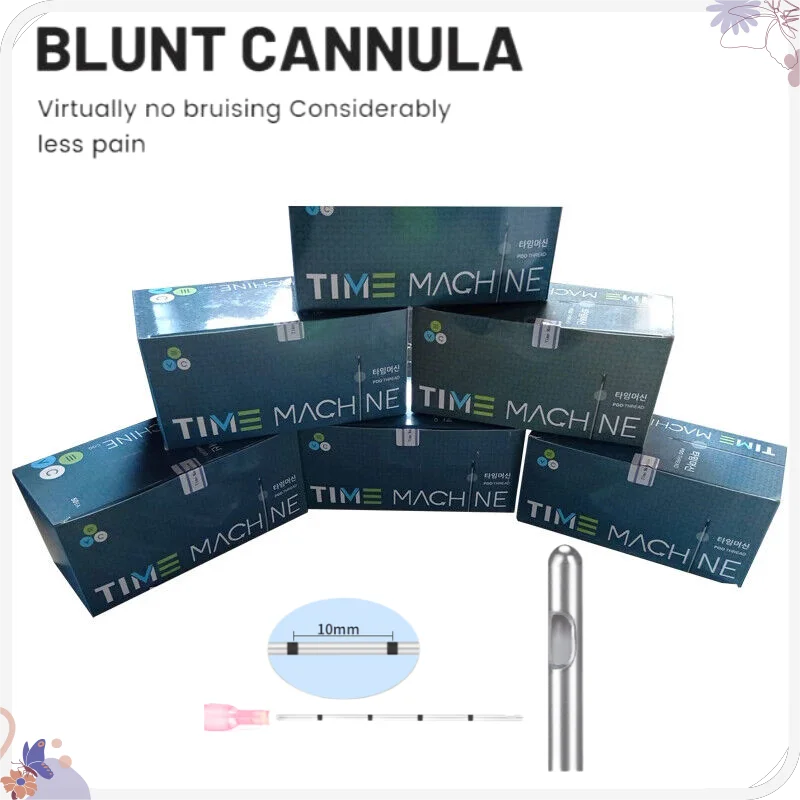 Disposable Blunt Tip Cannula Needle For Filler Injection 18G 21G 22G 23G 25G 27G 30G Uric Acid Facial Filling 50pcs/ 1 box