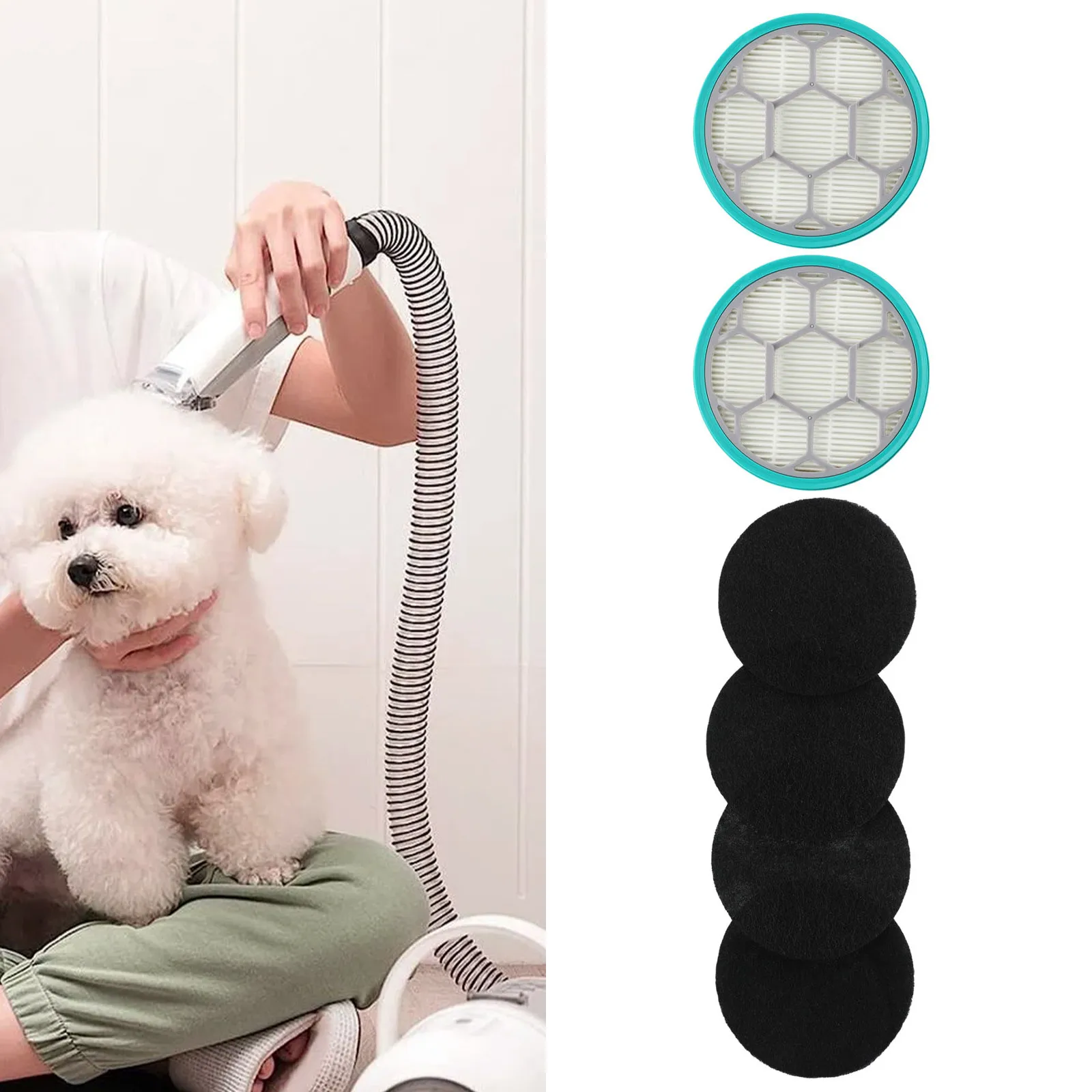 Filter Upgrade Your For/Neabot P1 Pro Pet Grooming Kit with Filter Sponge Kit Clean & Healthy Environment