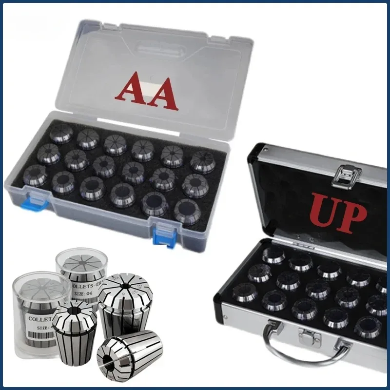 

ER11 ER16 ER20 ER25 ER32 ER40 Set ER Spring Collet Chuck 0.008mm 0.005mm for CNC Milling Tool Holder Engraving Machine Lathe