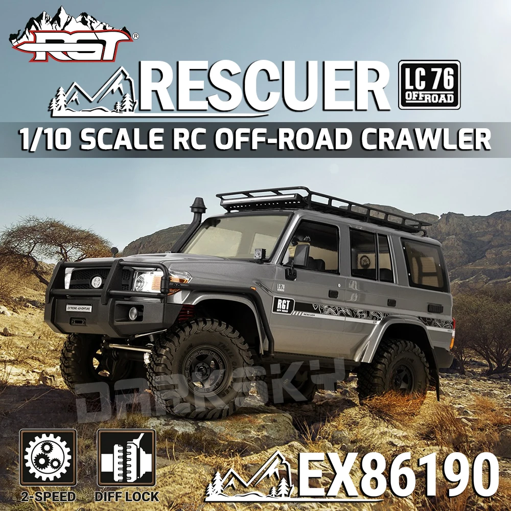 RGT 1/10 RCEX86190 LC76 スケールクローラー RGT EX86190 LC76 1/10 2.4G RC Cars Electric Remote Control 4WD