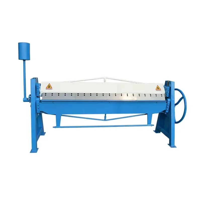 2000mm Manual Sheet Bending Machine Stainless Steel Aluminum Metal Bending Brake Home Use WinYing Brand 0-1.5mm Thickness