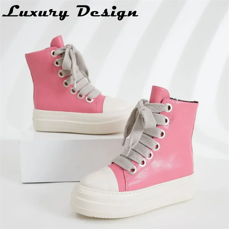 Rick Vintage Design Skateboard Women Platform Sneakers Zip Casual Shoes Man Platform Trendy Sport Sneakers Male Shoe Drop Ship