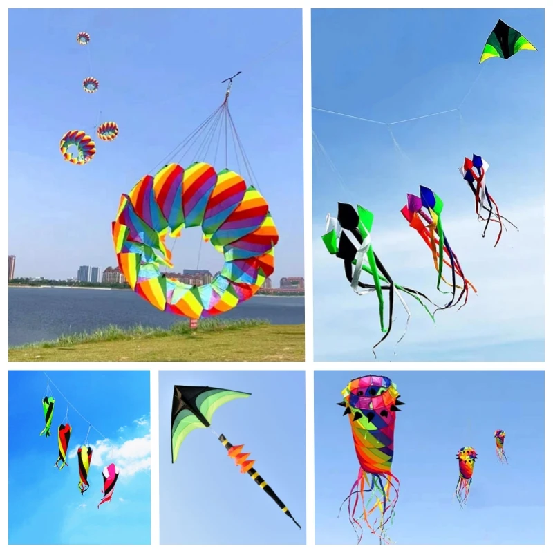대형 연 펜던트 전문가용 쇼 연 성인용 연 야외 장난감 바람 연 해변 연 줄 나비 뱀 디자인 코이
