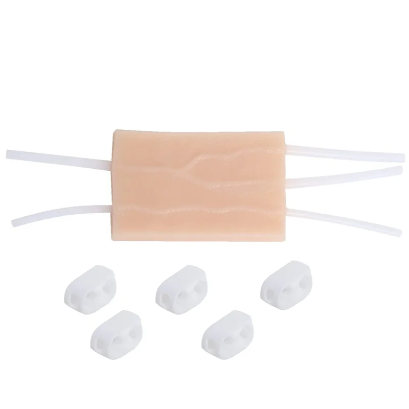 AT02-IV Injection Training Pad Model,Silicone Human Simulated Skin Injection Practice Pad For Nurse,Students Practice