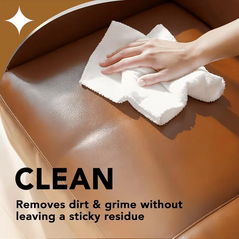 Leather Care & Polishing Spray, Restores Faded Car Seats, Sofas, Jackets, Shoes & Handbags, Nourishes Leather & Boosts Shine, Perfect Gift for Thanksgiving, Christmas & Housewarming