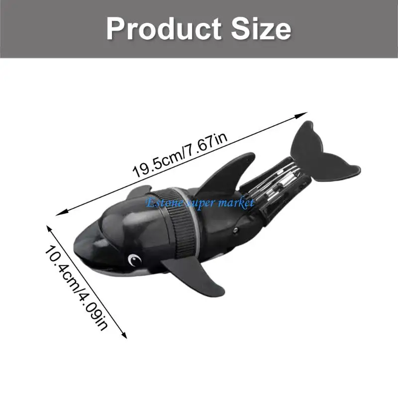 090B Automatyczna zabawka do kąpieli w kształcie delfina na baterie Zabawka wodna dla dzieci w wieku 3+