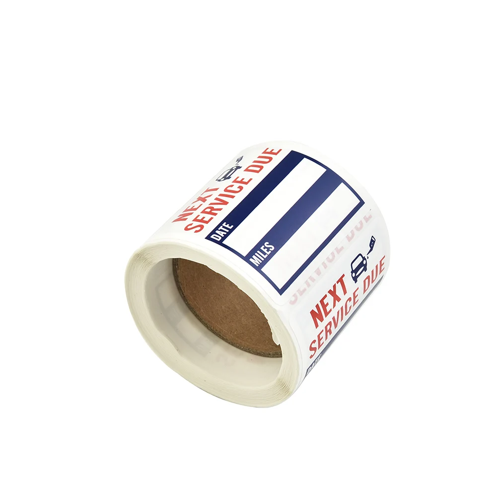 Printed Stickers Stickers Paper Portable Tip for 2*2inch Clear Reminder Stickers for windo 150pcs/roll for lite Pack Reminder