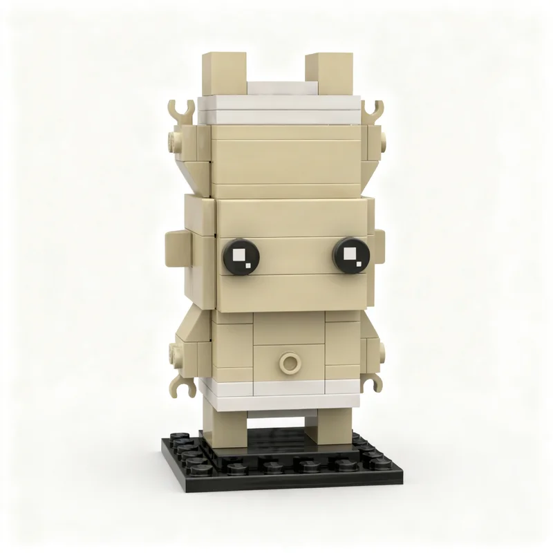 113pcs MOC BrickHeadz Upside Donna - Garbage Pail BricKidz Model Building Blocks Art Education Assemble Craft Creative Birthday