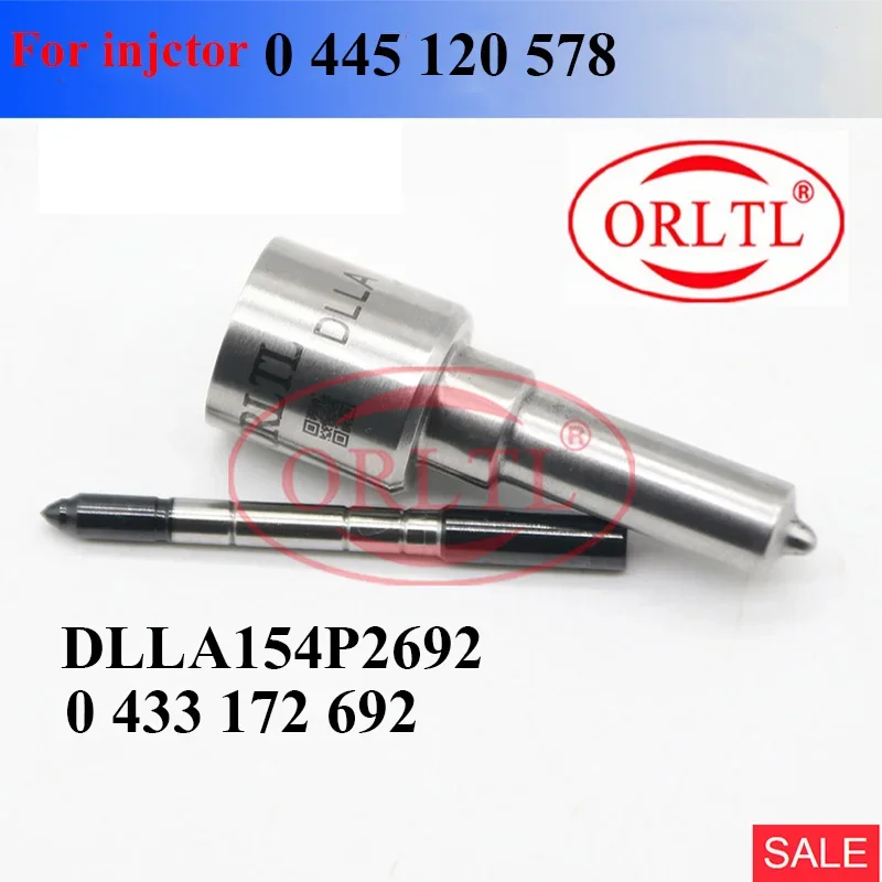 

Форсунка для топливного инжектора DLLA154P2692 0 0445120578 445 120 DLLA 578 P 433 172