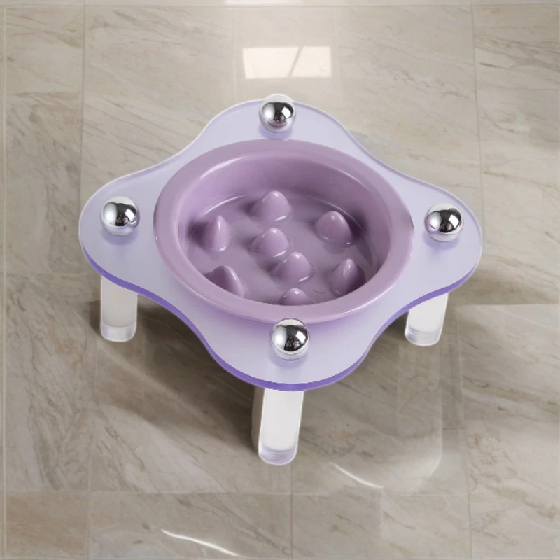 Cuenco de cerámica Para Gatos, cuenco de conservas Para Gatos, estante de refuerzo, cuenco de comida lenta, Anti estrangulador, antigolpes, Comederos Para Gatos, productos Para Mascotas