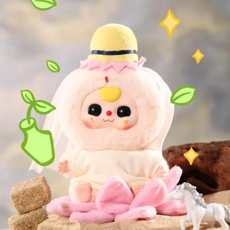 طفل ثلاثة الخراب في السماء الفينيل صندوق أعمى العصرية تمثال لطيف قلادة أنيمي الشكل الطرفية الاطفال عيد ميلاد فتاة دمى هدايا