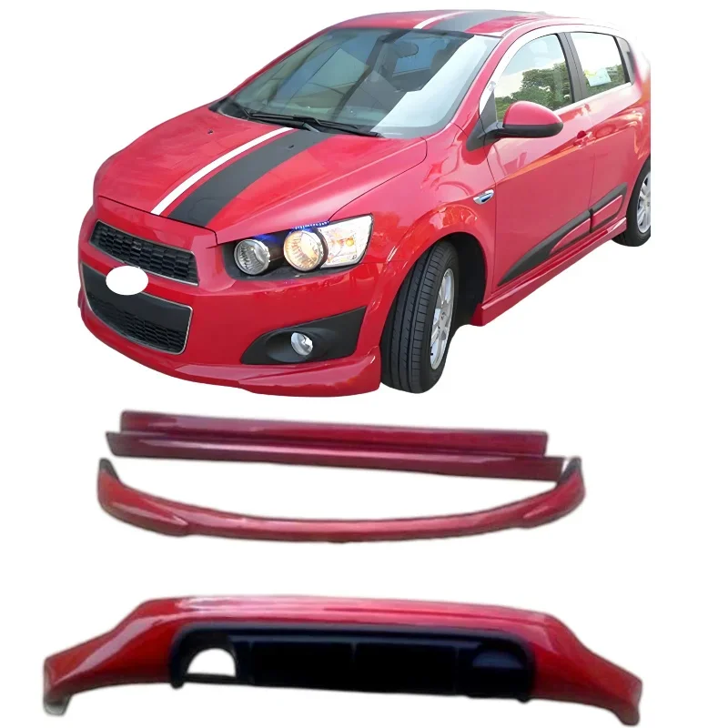 Auto Body Systems Pp Wide Body Kit Front Lip Rear  Lip Side Skirts For Chevrolet AVEO