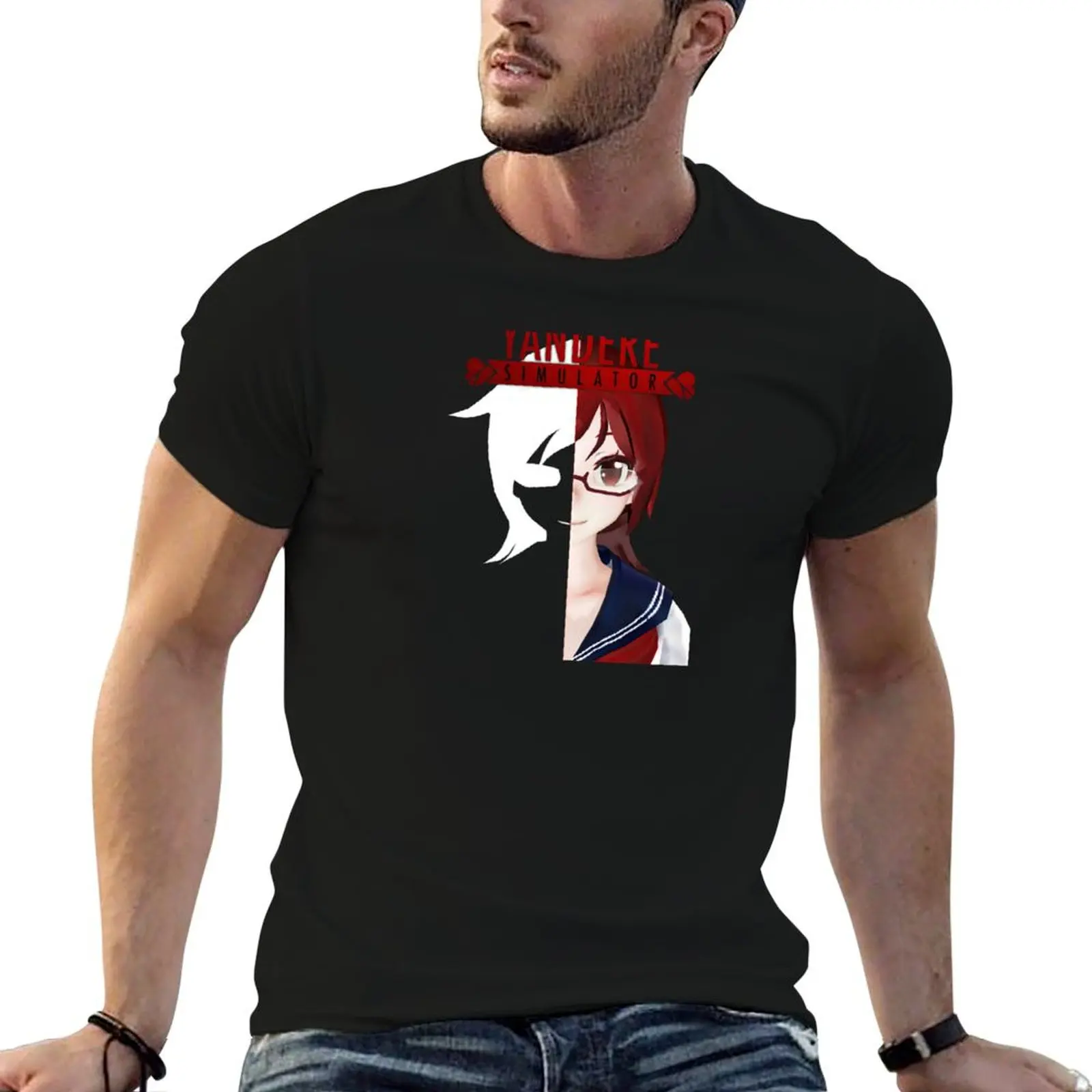 

Yandere Simulator manga T-Shirt t shirt personalised t shirts designer t shirts cotton 100% T-Shirt