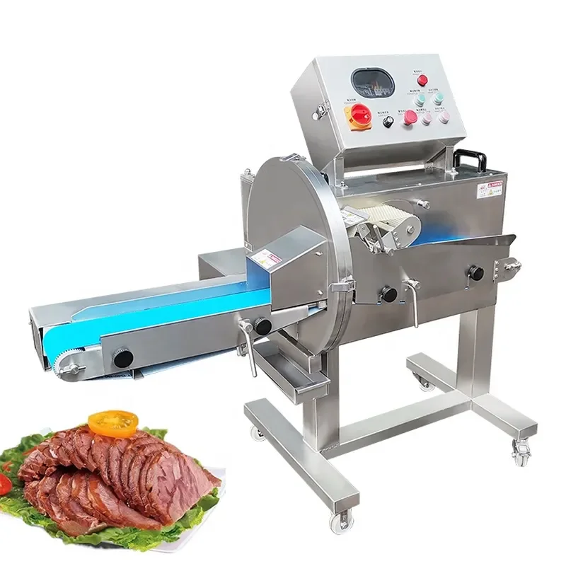 Electric Meat Slicer Automatic Cooked Meat Cutter for Biltong Ham Slicing Machine