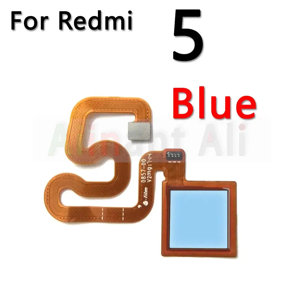 Original Für Xiaomi Redmi Hinweis 5 5A Pro Prime Plus Home Button Zurück Touch ID Finger Scanner Fingerprint Sensor Flex kabel