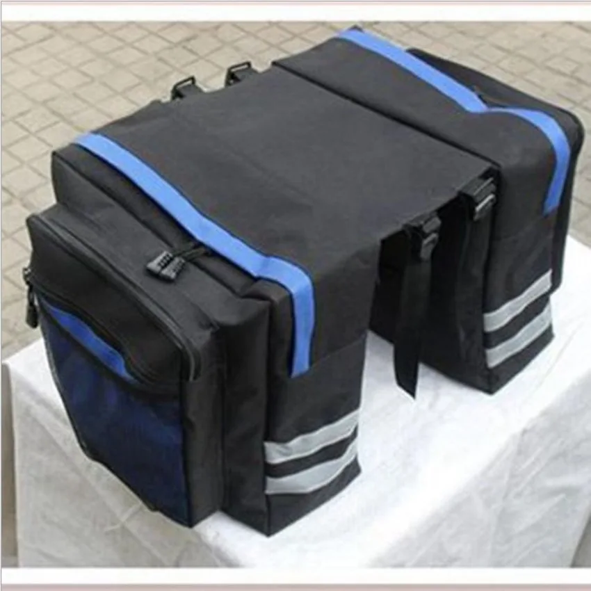 Dual Pannier Bags for Bike Rear Rack Waterproof Cycling Saddlebag Outdoor Travel