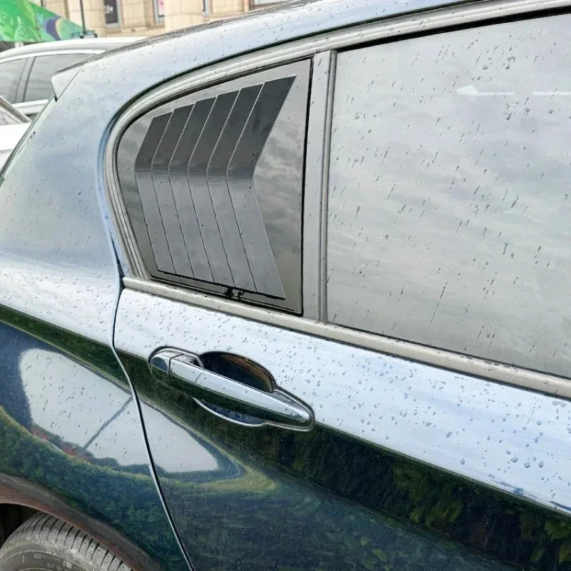 

For BMW 1 Series F20 2011-2019 ABS Carbon Fiber Car Rear Side Window Rear Triangle Window Spoiler Louver Trim Car Accessories