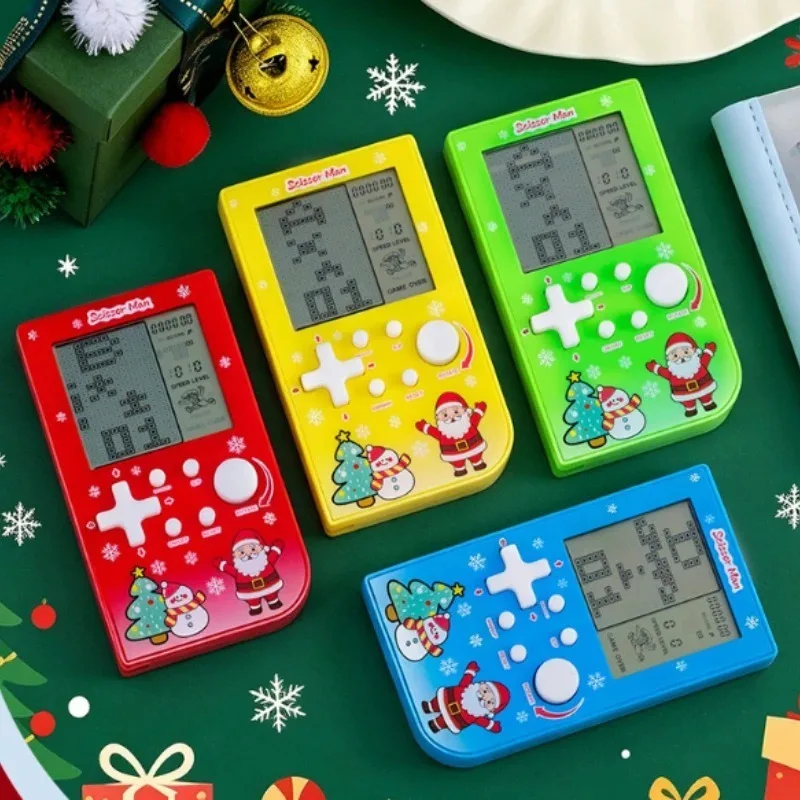 26 in 1 Classic Tetris Game Console Pocket Handheld Game Console Portable Mini Electronic Game Toy Christmas Stocking Stuffer