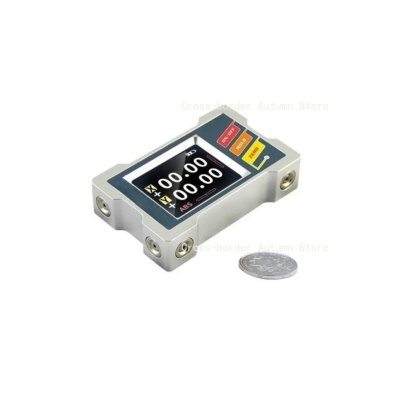 Dual Axis Digital Inclinometer Magnetic Mount Electronic Level Angle Measuring Gauge Automatic Detection Tool