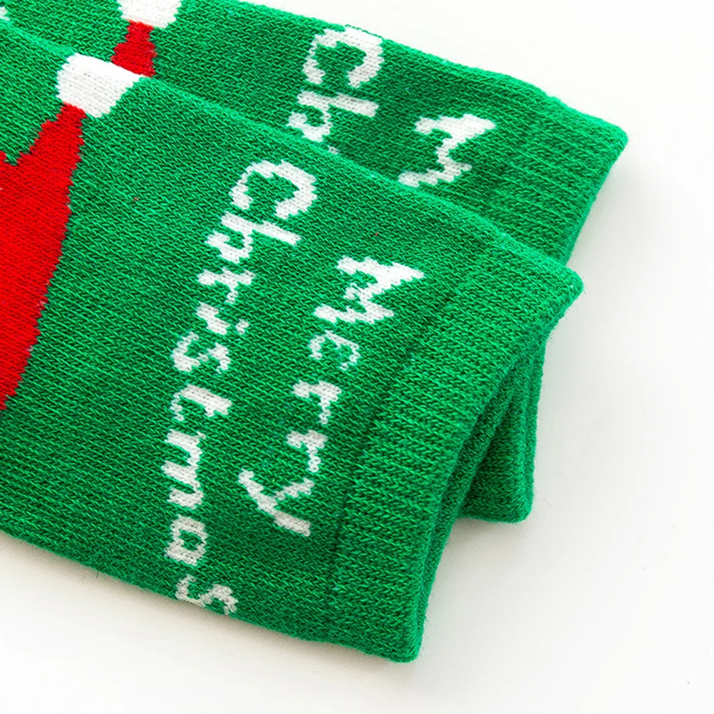 

5 Pair Thermal Socks Children's Christmas Stocking Festive for Kids Warm Toddler Holiday Red Winter