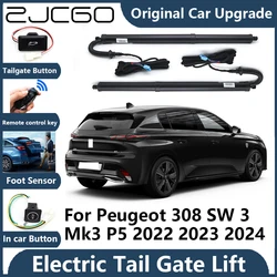 For Peugeot 308 SW 3 Mk3 P5 2022 2023 2024 Tailgate Electric Tail Gate Lift Prop Support Vehicle Power Rear Door Liftgate Strut