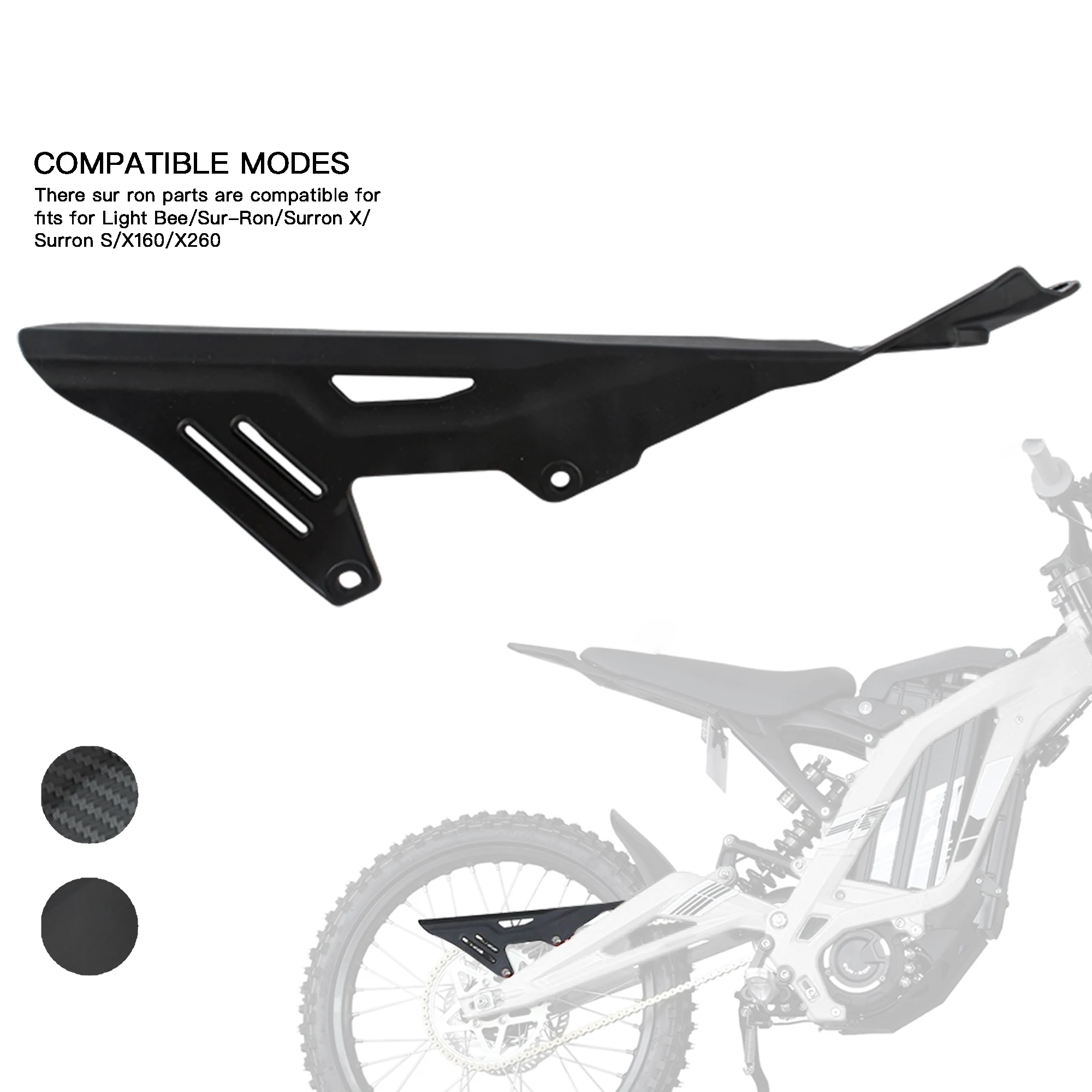 Motorcycle Chain Guards Shield Protection Cover For Surron Light Bee X S Electric Universal Ebike Enduro Motocross Accessories view 2
