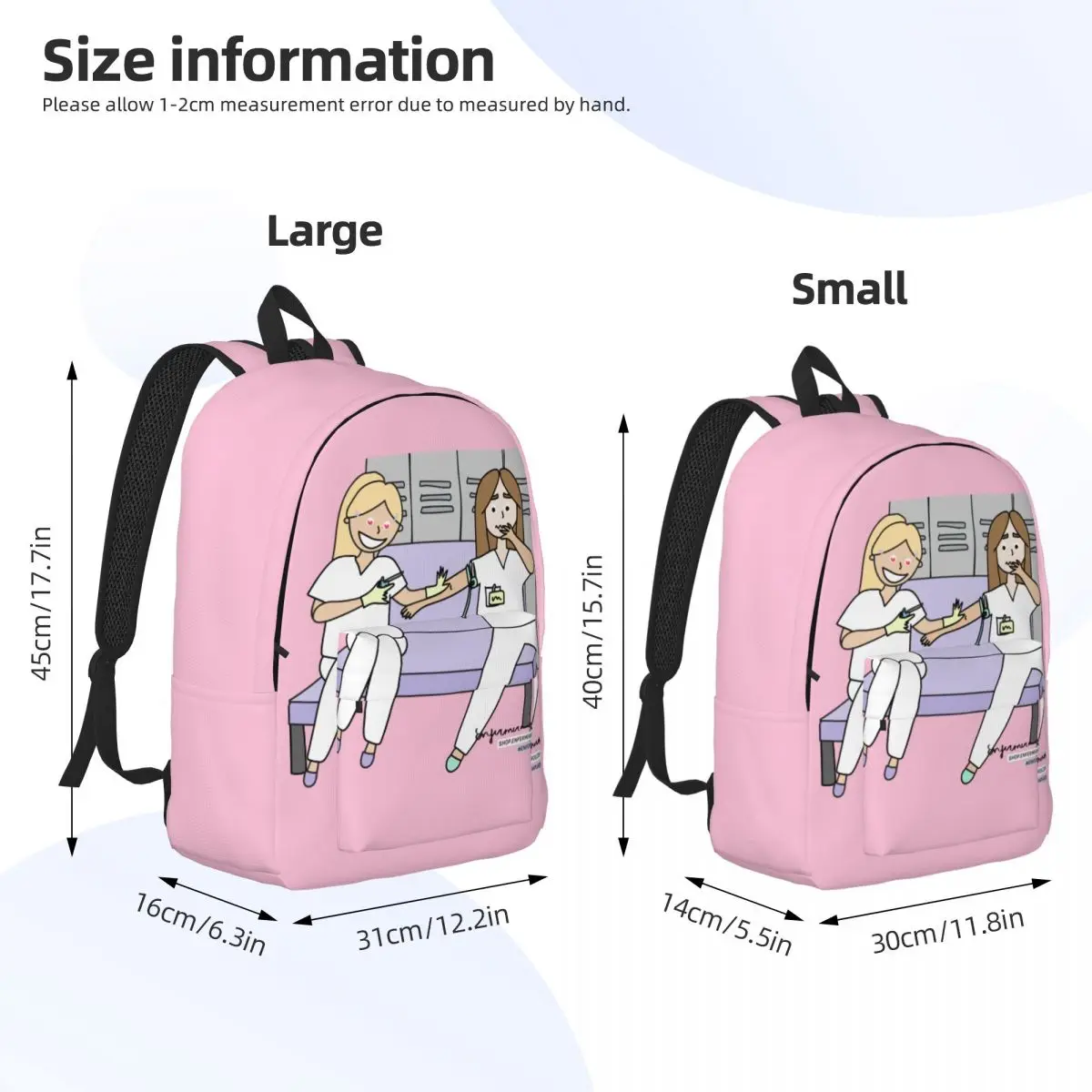 Mochila escolar para niño y niña, morral para estudiante, Enfermera, médico, preescolar, primaria, deportes