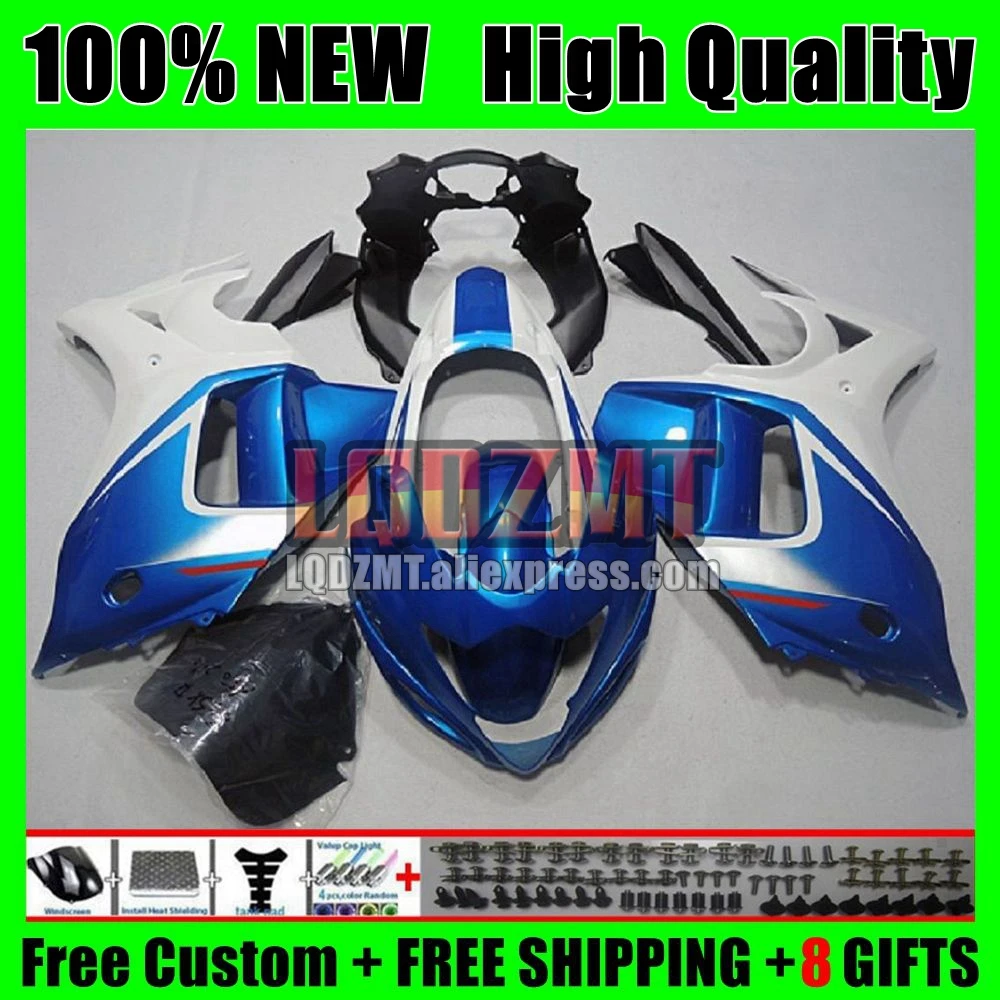 Body For SUZUKI KATANA GSXF 650 Pearl blue GSX650F 08 09 10 11 2012 2013 2014 21No.4 GSXF650 2008 2009 2011 12 13 14 Fairing