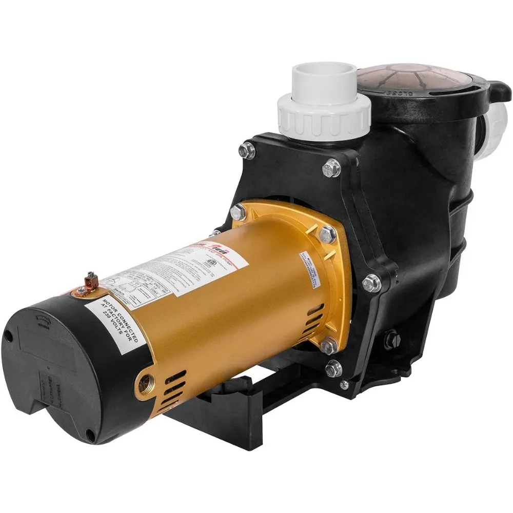 2HP In-Ground Swimming Pool Pump Variable Speed 2" Inlet 230V High Flo w/ Slip-On Fitting