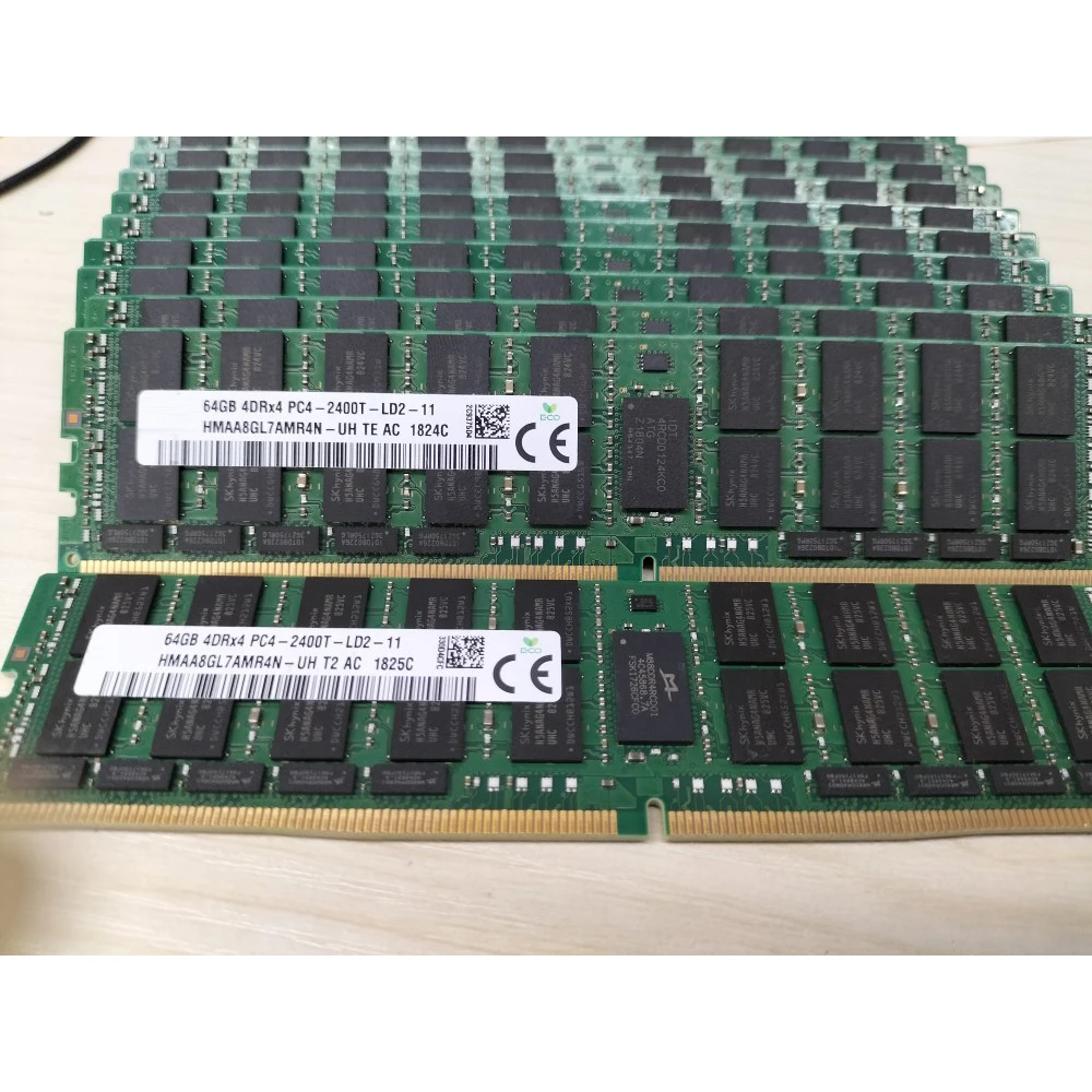 For SK Hynix RAM 64G 64GB 4DRX4 PC4-2400T HMAA8GL7AMR4N-UH Memory