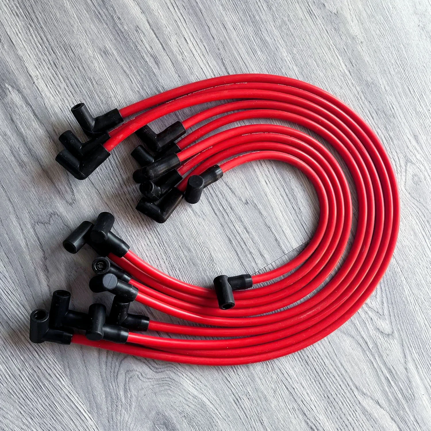 BONTO 10.5 mm Wires 9 Pcs Spark Plug Wire Set for HEI SBC BBC 350 383 454 Electronic High Performance