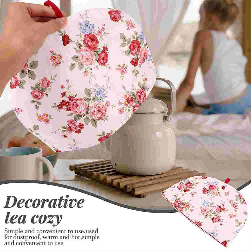 Tea Quilt Teapot Insulation Cover Comforter Protective Kettle Insulated Lid Cotton Anti-Scald Protector