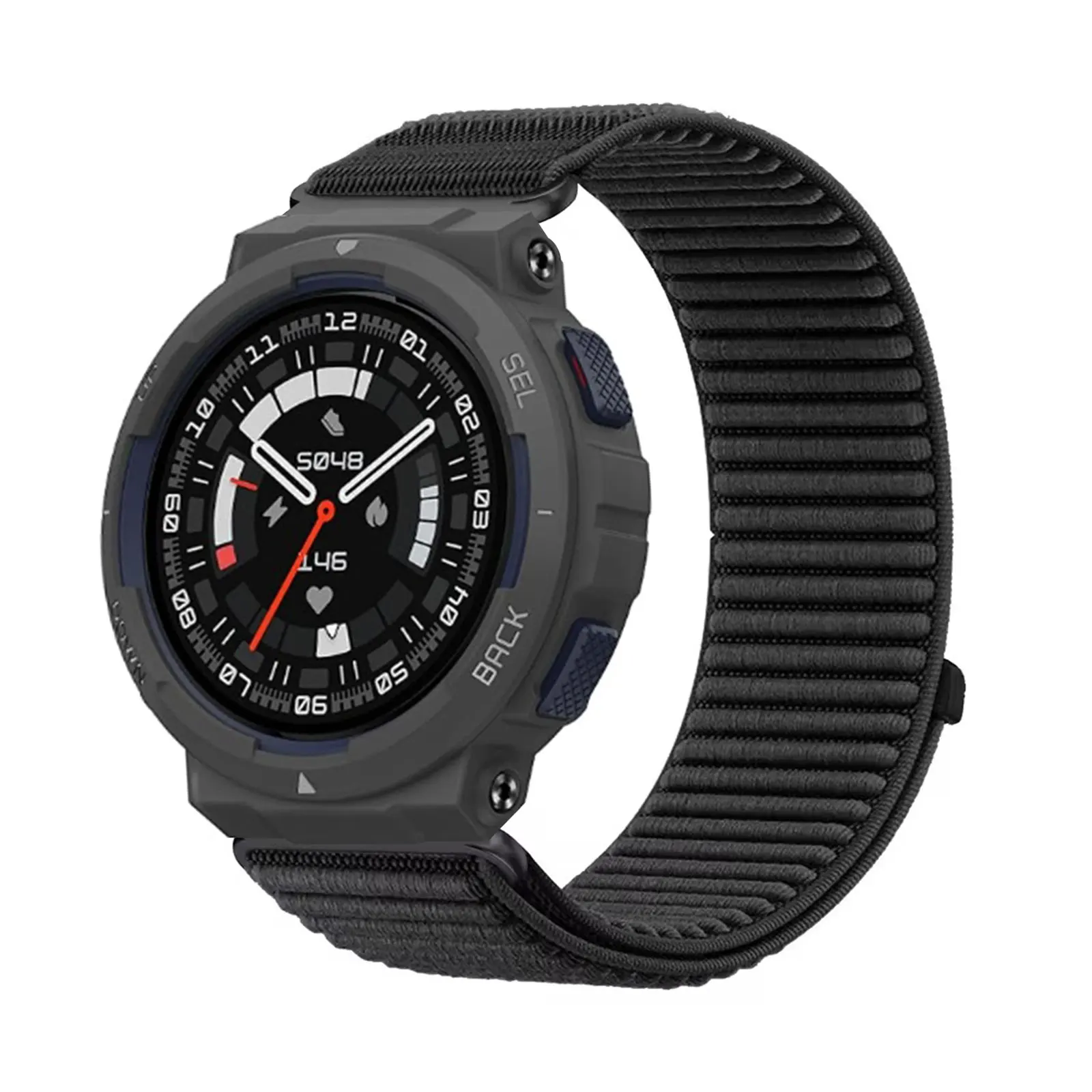 

Nylon Bands for Amazfit Active Edge Band, Elastic Soft Velcro Nylon Strap