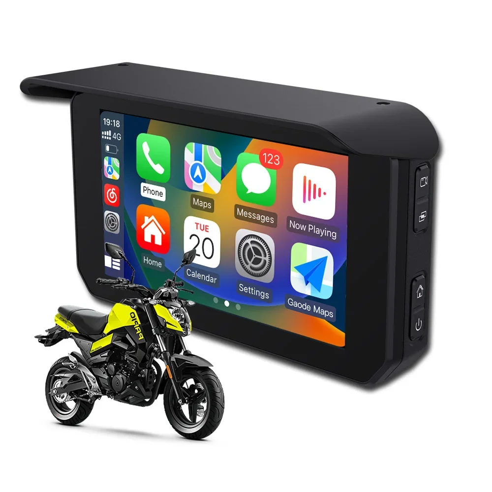 

Autoabc Android Portable Gps Navigation Maps Gps Motorcycle 5 Inch Motorcycle Carplay Motorcycle Navigation With Camera