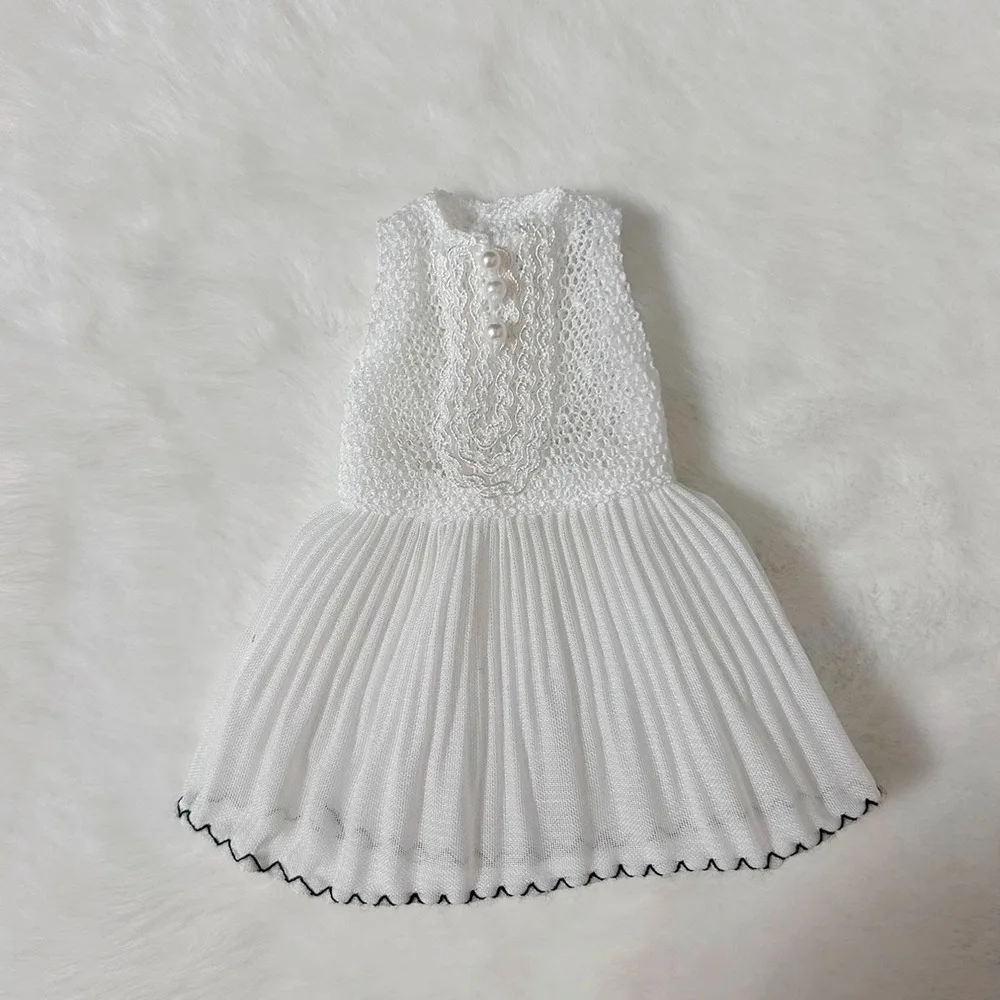 

Fashion Elegant Party Clothes Casual Wears with Hats Woolen Overcoat Kids Toys DIY Accessories Coat Skirt for Blythe Dolls