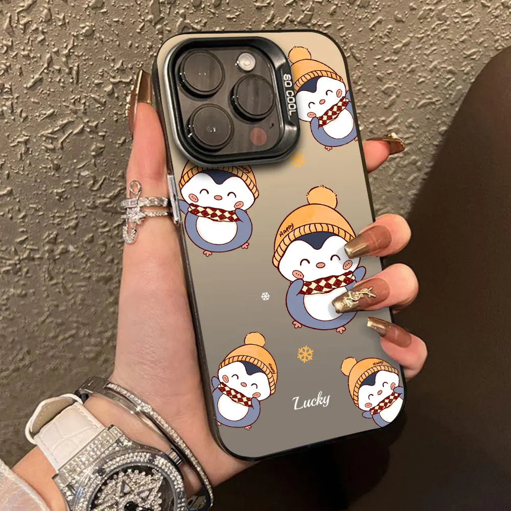 Рождественский лось Pinguim серебряный цвет для VIVO Y36 Y33S Y33T Y28 Y21s Y22 Y22S Y27S Y21E Y27 Y78 Y77T iQOO U5x U3x Обложка Fundas Рождественский лось Pinguim серебряный цвет для VIVO Y36 Y33S Y33T Y28 Y21s Y22 Y22S Y27S Y21E Y27 Y78 Y77T iQOO U5x U3x Обложка Fundas